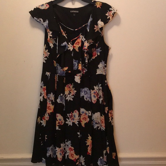 express black floral dress